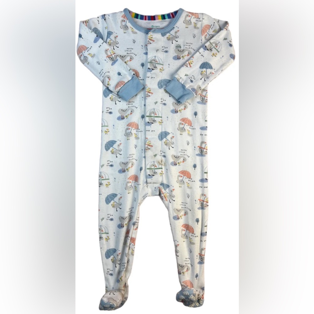 MAGNETIC ME  Bamboo Footie - 9-12M
